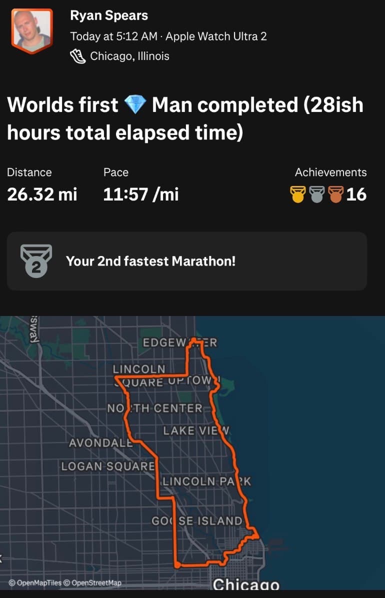 Marathon leg